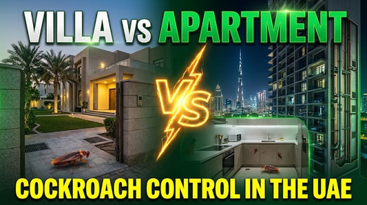 Cockroach control in a villa vs an apartment in the UAE