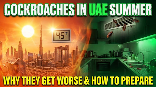 Why cockroaches get worse in UAE summer