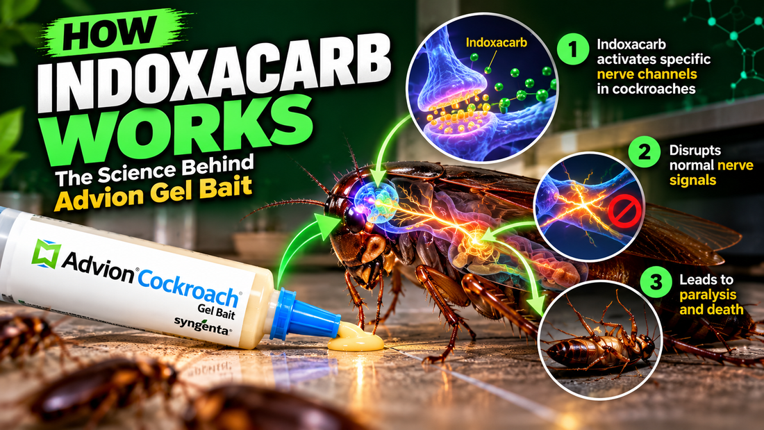 How indoxacarb works: the science behind Advion cockroach gel bait