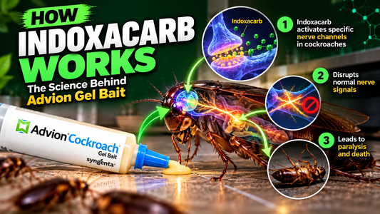 How indoxacarb works: the science behind Advion cockroach gel bait